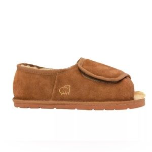 LAMO Luxury Open Toe Mens Bootie Wrap Slippers Large